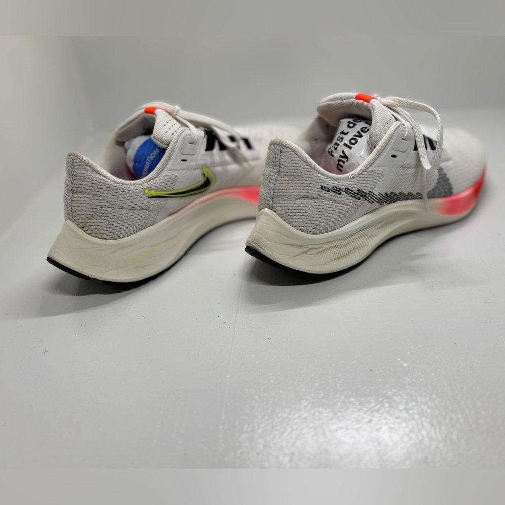 Nike Air Zoom Pegasus 38 Women’s 7.5 White Pink Running Shoes Athletic Trainers - Picture 6 of 11